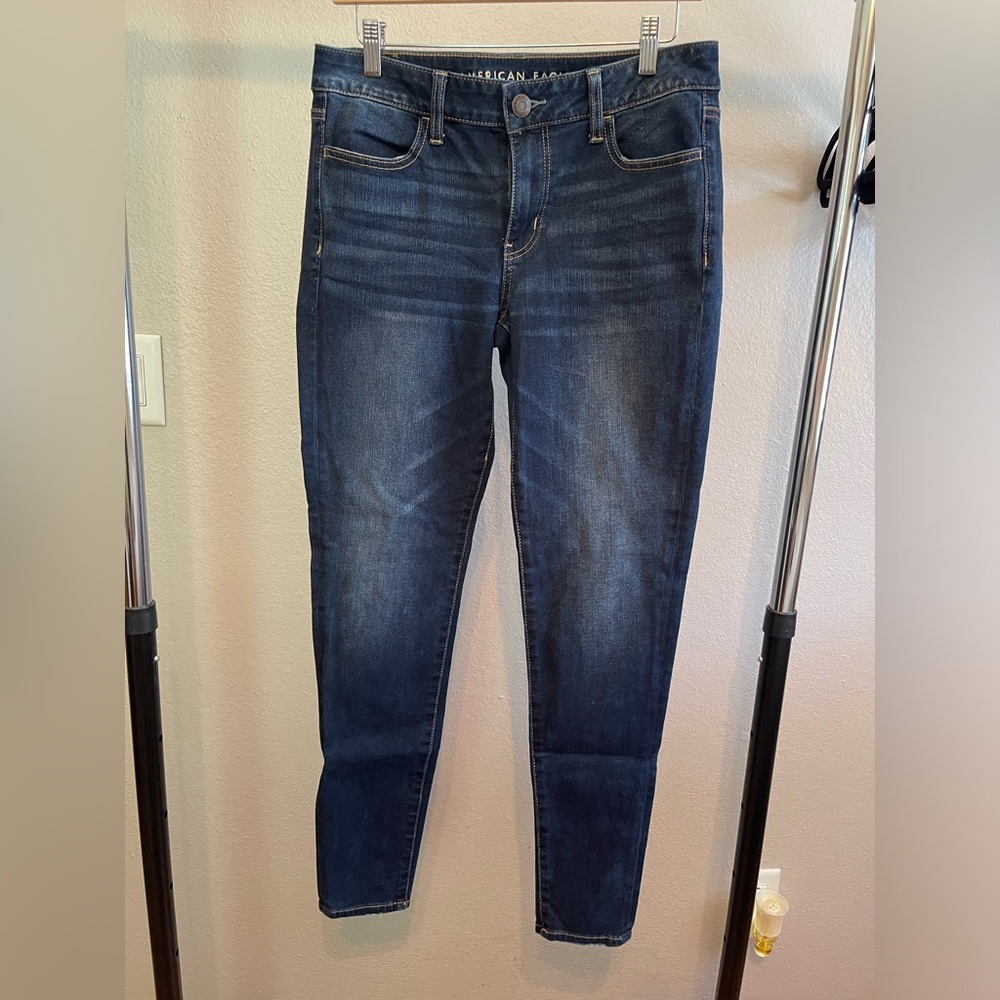 American Eagle Dark Wash Jean Jegging size 10 long